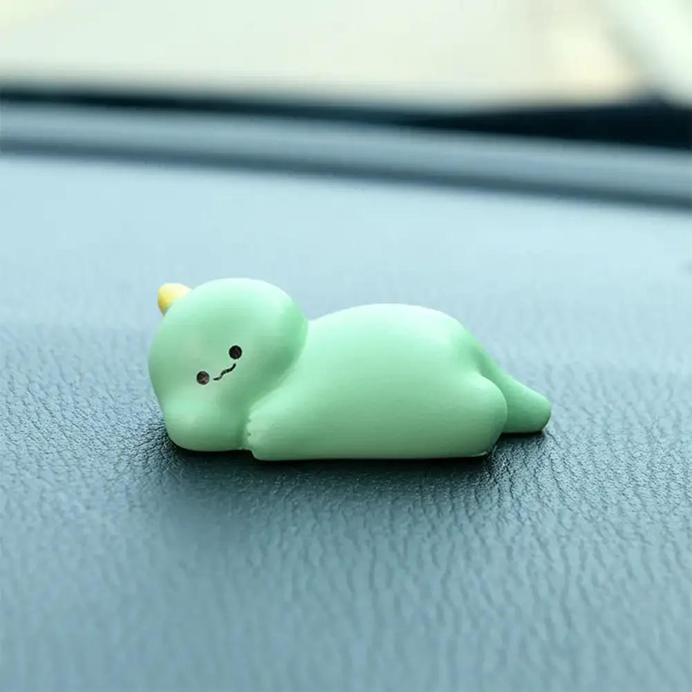 Прекрасные Спящие Животные Автомобильные Украшения Украшение для Приборной Панели Автомобиля Центральной Консоли Медведь Свинья Кролик Утка Аксессуары для Интерьера Автомобиля