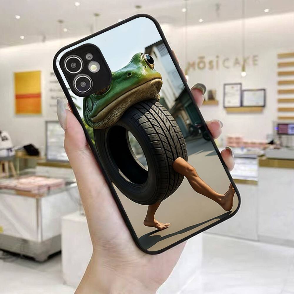Чехол для телефона Tung Tung Tung Sahur для iPhone 14 X XR XS 7 8 Plus 11 12 13 Pro MAX 13mini Матовый ударопрочный чехол
