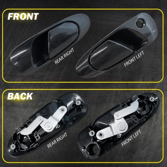 4 шт. Наружная ручка двери для Honda Civic 1992-1995 CX 1994-1997 del Sol EAX EXV