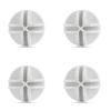 Pack of 4 Multipurpose Grids Connectors Portable Accessory for Wire Shelving Storage Solution and Modulars Closets