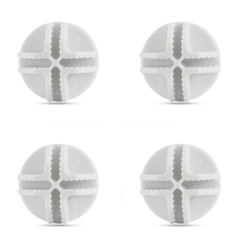 Pack of 4 Multipurpose Grids Connectors Portable Accessory for Wire Shelving Storage Solution and Modulars Closets