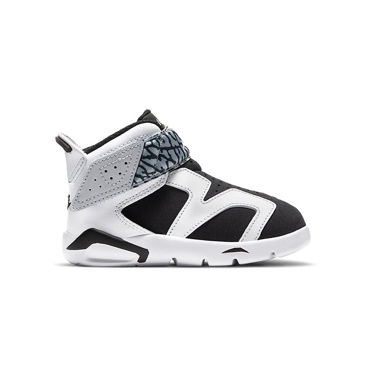 Air Jordan 6 Retro Little Flex TD Белый Черный Детские Кроссовки Чистый Платиновый CT4417-100