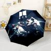 Love Bts Compact Travel Automatic Umbrella Compact & Durable 8-Rib Design Sturdy Construction All-Season Umbrella for Travel Stylish Accessory
