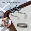 Набор магнитов для DIY нейл-арта с железной проволокой, глянцевый магнитный стержень «кошачий глаз», профессиональный сильный магнит в форме сердца, инструменты для маникюра