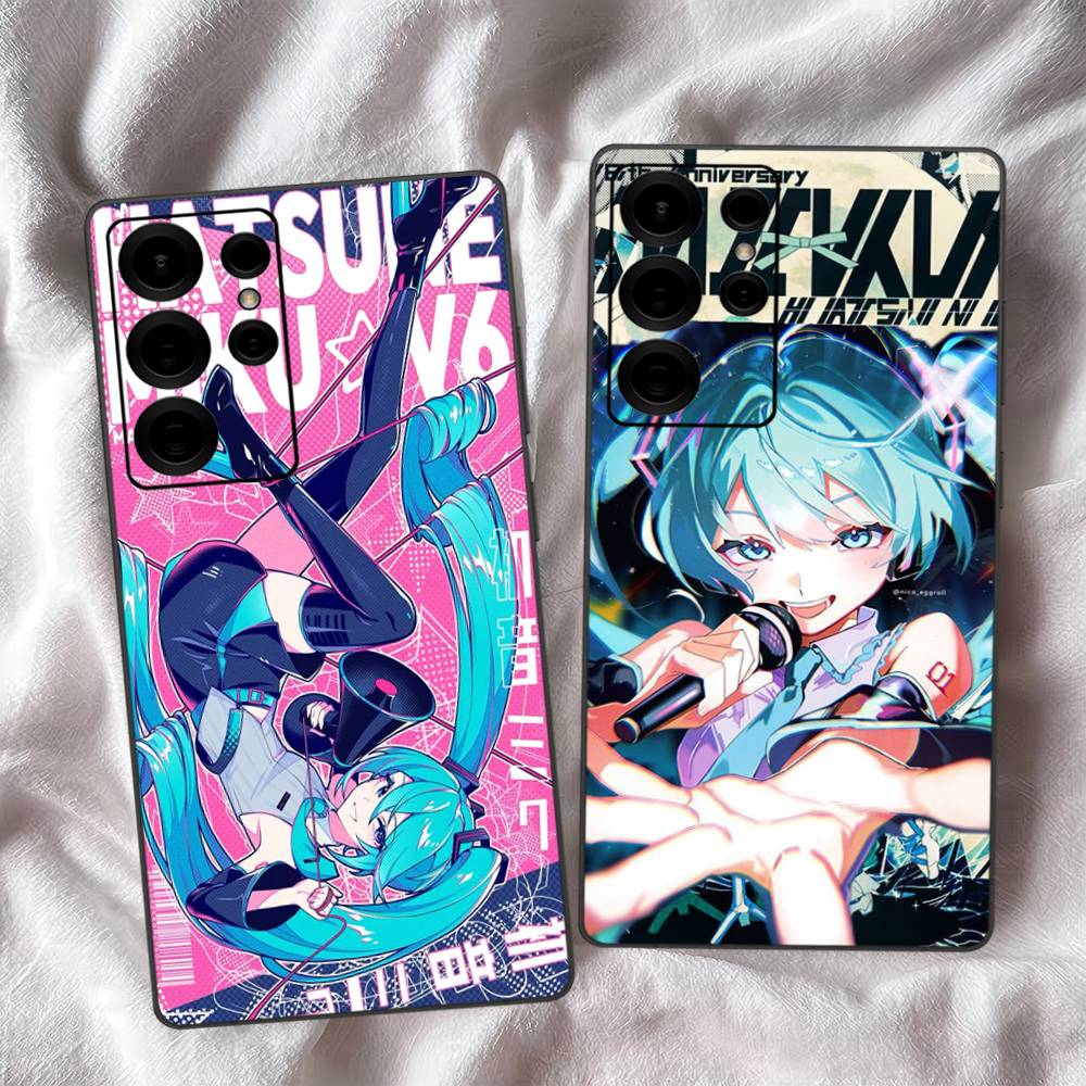 Popular Singer M-MikuS Cute Phone Case For Samsung S 24 fe 25 Ultra plus 20 lite 21 30 22 23 24 22 Ultra 5G Fundas