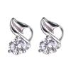 Retro Fashion Silver-Plated Women's Conch Stud Earrings by Wei Hua