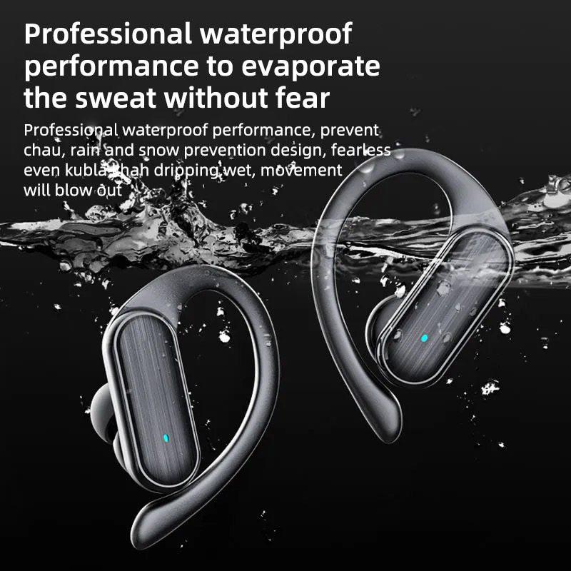A520 Bluetooth-гарнитура TWS с заушным креплением: Беспроводные, Двухушные, Не вкладыши, Для спорта, Длительное время работы от аккумулятора.
