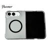 Прозрачный чехол для телефона IPhoneDuo Magnetic 2026, Защитная крышка из поликарбоната против пожелтения, Ультратонкий складной с точными вырезами, Ультратонкий ударопрочный корпус