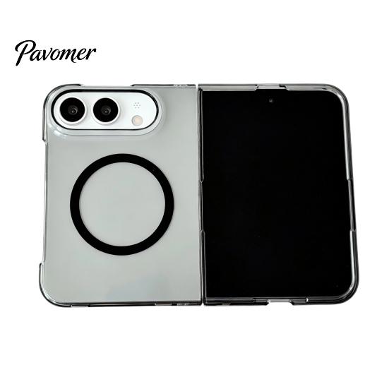 Прозрачный чехол для телефона IPhoneDuo Magnetic 2026, Защитная крышка из поликарбоната против пожелтения, Ультратонкий складной с точными вырезами, Ультратонкий ударопрочный корпус