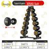 Zhongjing 105KG Fixed Steel Dumbbell Set with A6 Rack