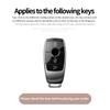 lkurz6 2026 Hot Car Sticker Suitable for Mercedes-Benz A-class B-class C-class E-class GLC car key cover E300 C200 high-end alloy leath