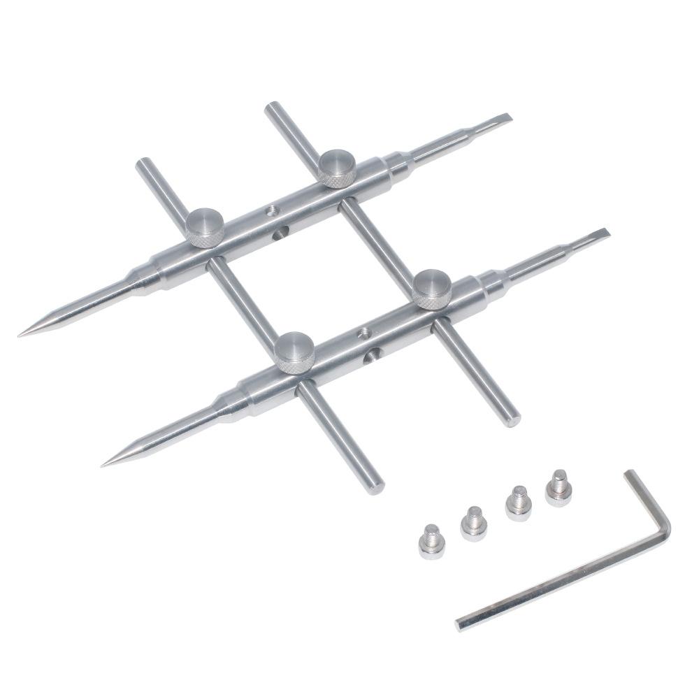 Repair Tool Camera Tool Detachable Tic-tac-toe Tool for Camera Lens with 2 Tips Lens Repair Set