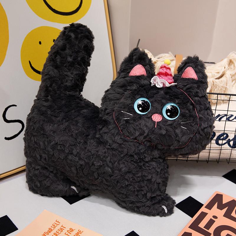 Cute Cat Cookie Plush Soft Bodied Cat Doll Ideal Hugging Pillow Birthday Gift