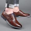Retro Men Shoes Business Brand Leather Shoes Fashion Casual Shoes for Men Black Brown Breathable Loafers Comfort Men'shoe 2025