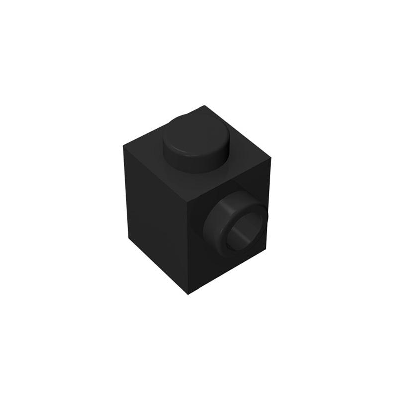 MOC 10 ШТ 87087 Модифицированный 1x1 Строительные Блоки Набор с Пинами Сбоку Кирпичики Частицы Головоломка Идея Игрушки Детский День Рождения Рождественский Подарок