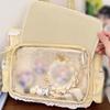 Сумка для хранения Baji в японском стиле, сумка Ita Bag большой вместимости, милая сумка-тоут Y2k, прозрачный набор для демонстрации периферийных устройств в стиле аниме и айдолов.