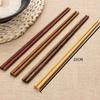 Natural Log Unpainted and Waxless Solid Wood Chopsticks Hotel Red Sandalwood Chicken Wing Wood Chopsticks