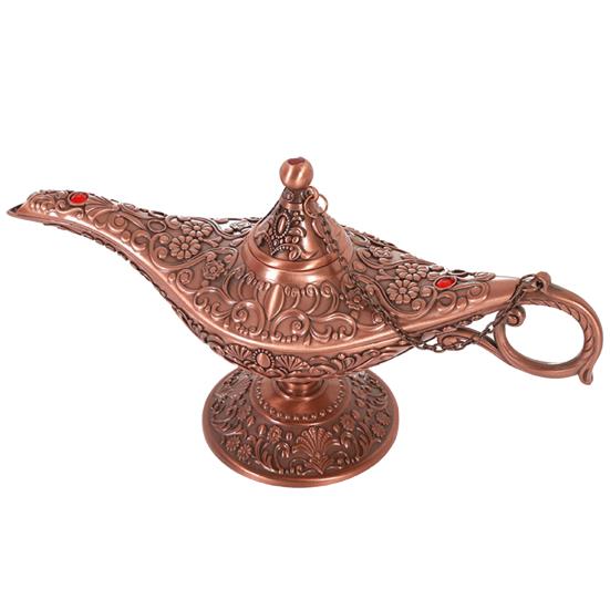 European Retro Crafts Home Club Zinc Alloy Aladdin Light Crafts Wishing Lamp