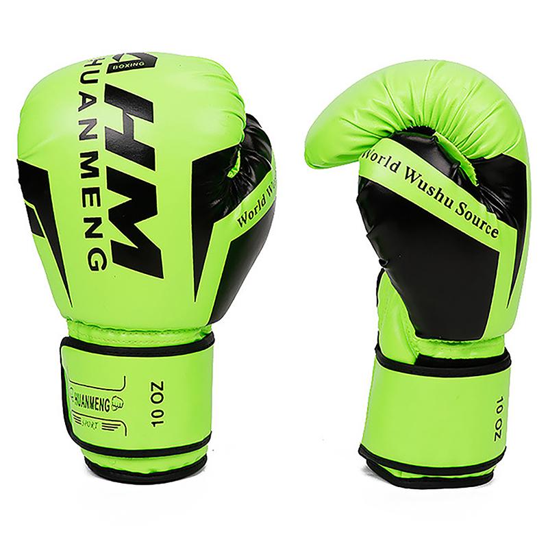 1 пара боксерских перчаток для взрослых, женщин и мужчин, боксерские перчатки Sanda, унисекс, боксерские тренировочные кожаные перчатки, спортивные защитные перчатки