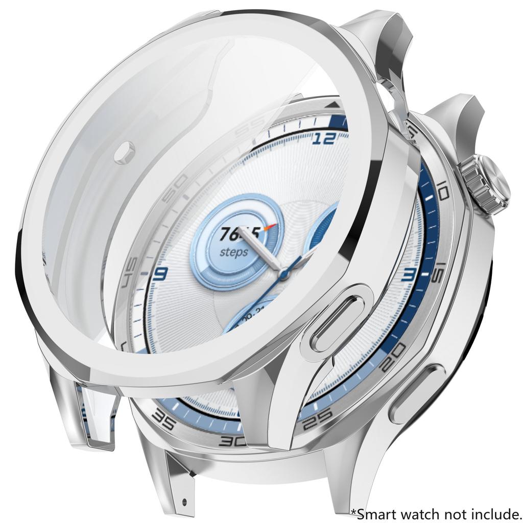 Защитный чехол-пленка из закаленного стекла для Huawei Watch GT 5 46 мм Жесткий защитный бампер из поликарбоната для Huawei GT5 46 Аксессуары