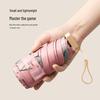 Oil Painting Capsule Umbrella: Five-Fold Mini, Sunny and Rainy Dual-Use, Sunscreen Sunshade with Print Logo