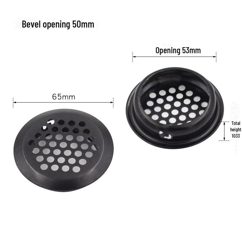 Sukop утолщенная круглая вентиляционная крышка из нержавеющей стали для гардероба и обувных шкафов