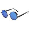 Trendy Unisex Polarized Steampunk Metal Vintage Sunglasses Fashion Thick Border Round Frame Eyeglasses UV400