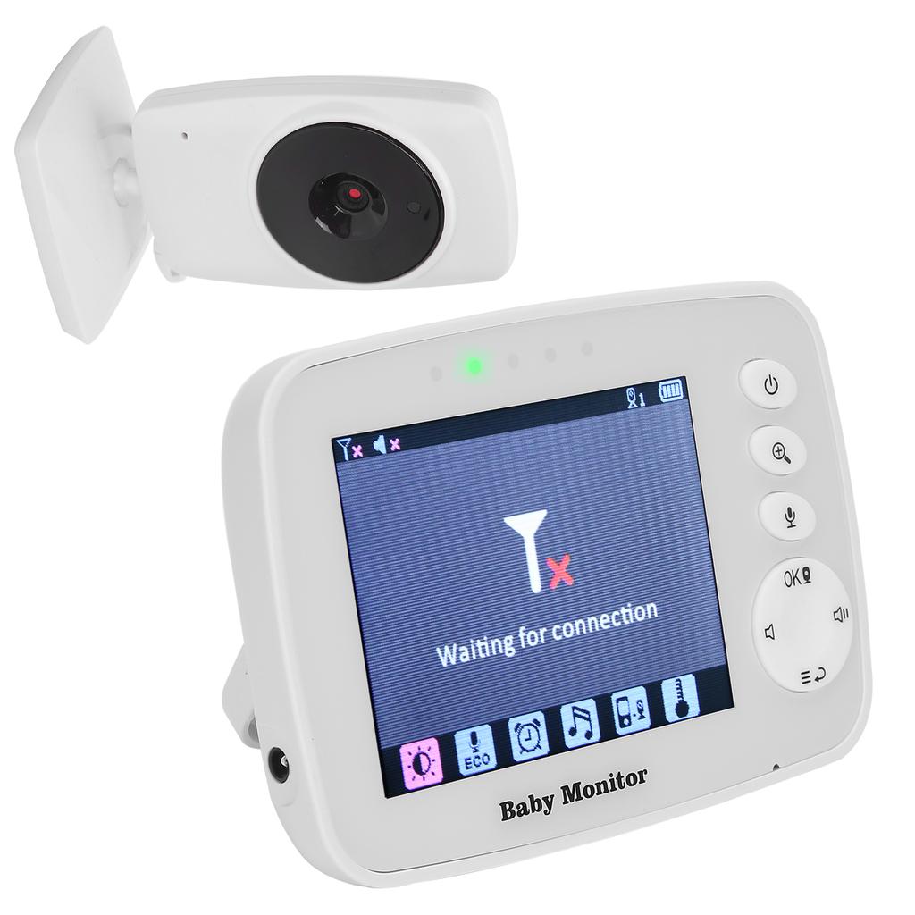 3,2-дюймовый цифровой беспроводной детский монитор с функцией музыки, температурным монитором и видеоняней