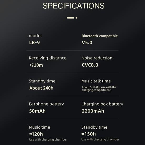 НОВЫЕ TWS Мини Bluetooth Наушники Стерео Звук Беспроводные Наушники Водонепроницаемая Спортивная Гарнитура Светодиодный Дисплей С Power Bank