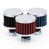 Universal Interface Motorcycle Air Filters 12mm Sliver Car Cone Cold Air Intake Filter Turbo Vent Crankcase