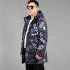 Пальто больших размеров, мужское толстое хлопковое пальто, зимнее пальто средней длины, хлопковая куртка большого размера, свободная утолщенная толстая мужская куртка 4XL-10XL