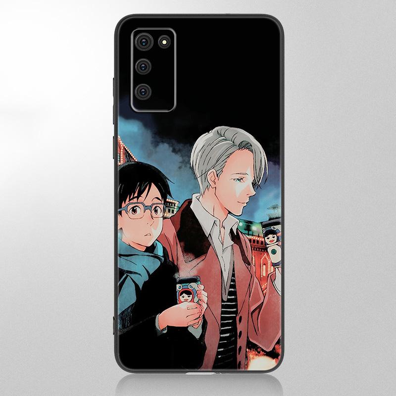Чехол для телефона с рисунком «Юрий на льду» для Samsung Galaxy A12 A02S A22 A32 A52 A72 A71 A51 A41 A31 A21 A11 A50 A70 A10S A20S, черный чехол