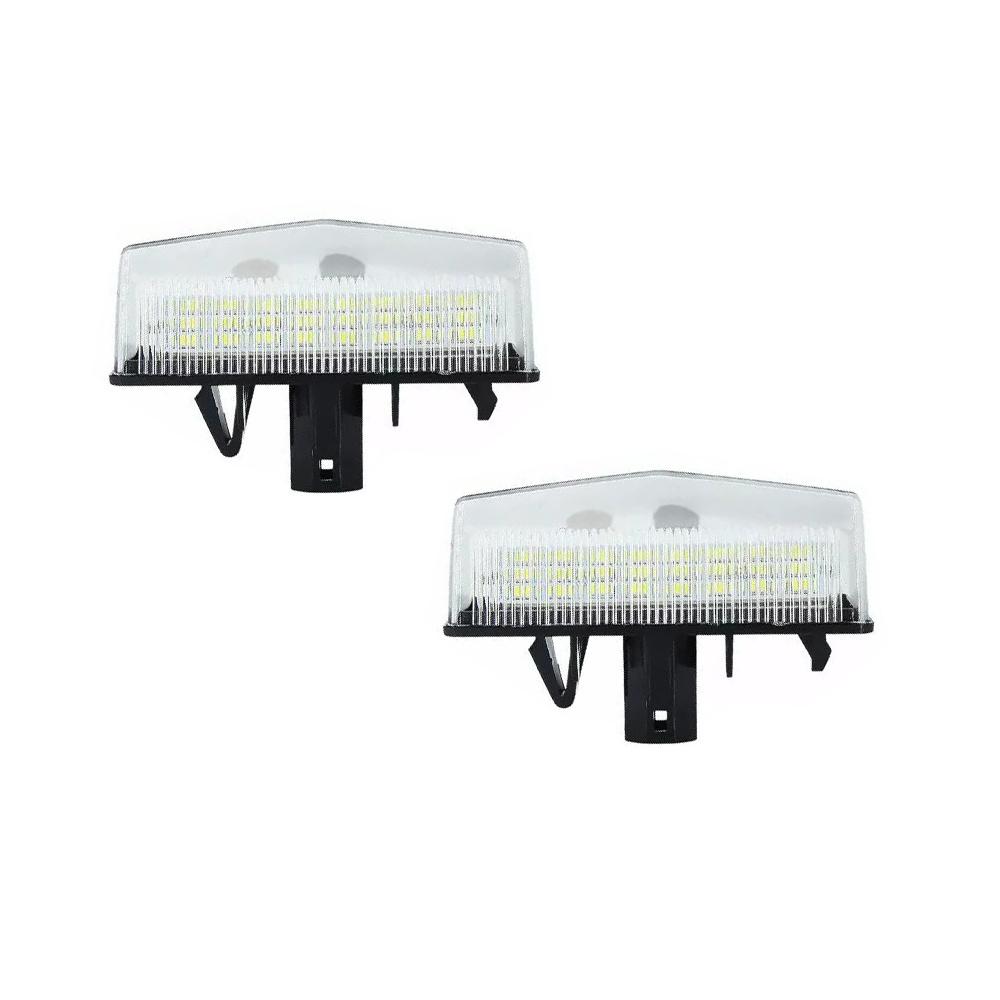 Пара светодиодных фонарей подсветки номерного знака в сборе для Toyota Venza 2009-2013