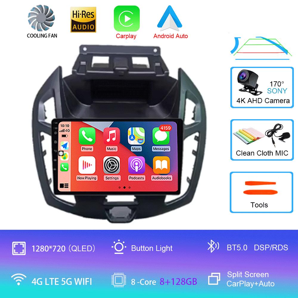 Для FORD TRANSIT Connect 2014-2019 Автомобильная стереосистема 9 дюймов Радио Android 14 Аудио CarPlay WITSON Multimídia Automotivo GPS WIFI BT DSP