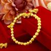 Gold Color Pixiu Chinese Style Bead Brave Troops Beads Jewelry Accessories DIY Making Accessories