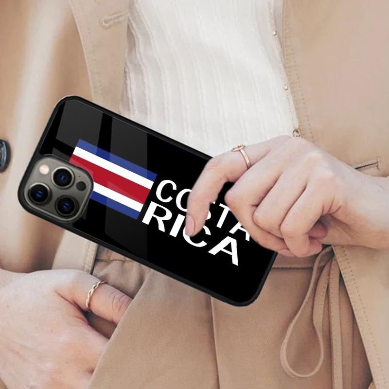 Чехол-книжка с магнитом для телефона Costa Rica Flag Funda для APPLE iPhone 17 Air 16 14 13 12 Pro Max 15 Plus Беспроводная зарядка с чехлом MagSafe