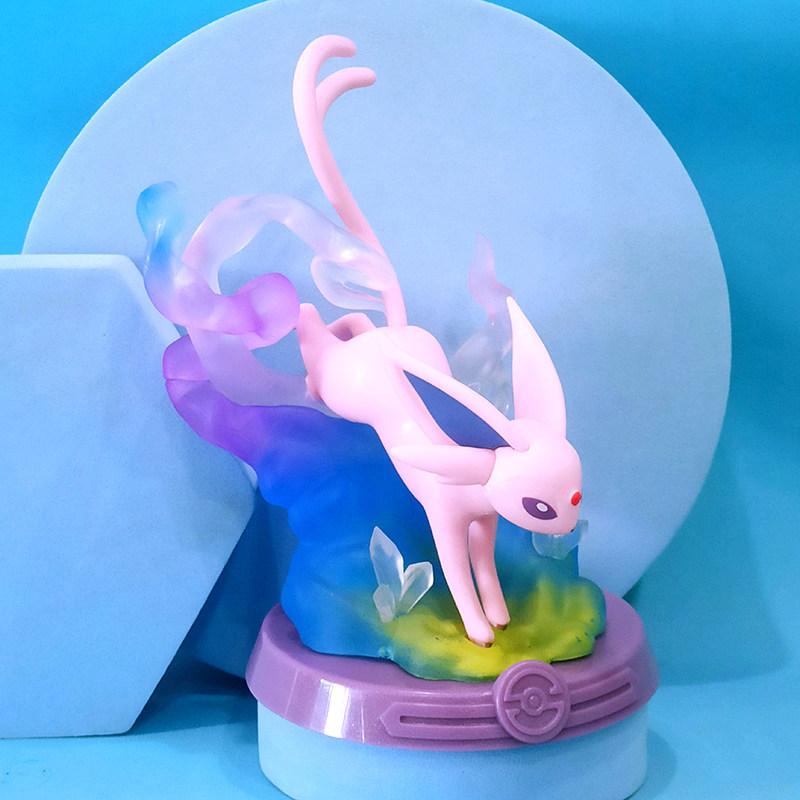Anime Funism Adventure Eevee Family Suit Jolteon Sylveon Action Figure Collection Model Kids Toy Gift Replica