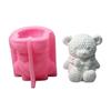 3D Bear Molds Casting Molds Animal Silicone Mould Ornament Molds Plasters Molds Castings Molds Epoxy Resin Molds