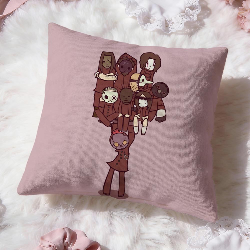 Band S-SlipknotS Cushion Cover Premium Comfort Reversible Pillow Cove -Two in One Design for Any Room & Car Interior