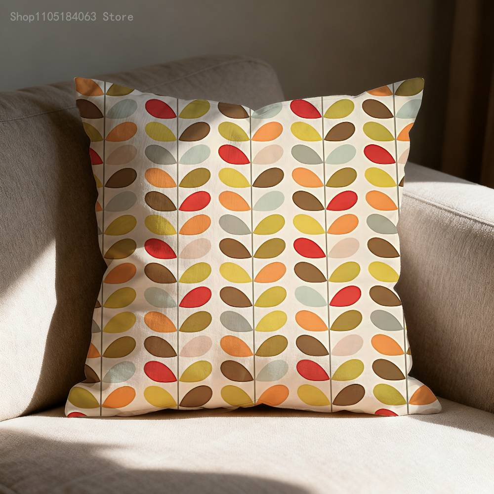 Чехол на подушку O-Orla Цветочный стебель Для декора дивана Автомобиля Офиса Комнаты Печатный чехол на подушку Декорации и Защита