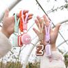 Модный Брелок-брелок из ПУ Кожи с Буквами A-Z, Плетеный Нейлоновый Шнурок, Короткий Ремешок, Брелок для Ключей, Женский Мужской, Защита от Потери, Подвеска для Чемодана Рюкзака, Подарок