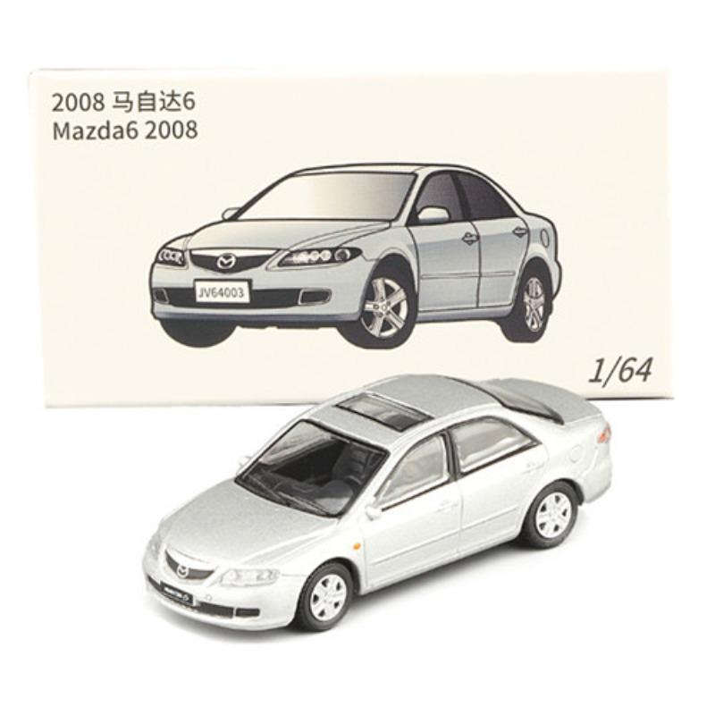 1/64 Scale Alloy for Mazda 6 Sedan Car Model Simulation Children's Toy Gift
