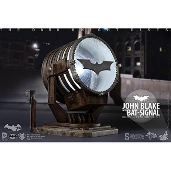Шедевр фильма Темный рыцарь: Возрождение легенды Джон Блейк Бэт Сигнальная пластиковая раскрашенная подвижная фигурка [с прожектором] 1/6