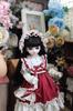 HAMRETHYPPZ 14 16 13 BJD Кукла на шаровых шарнирах Платье, Костюм для куклы, Наряд горничной для куклы, Переодевание куклы на шаровых шарнирах, Красно-белая юбка горничной, Принцесса