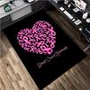 1Pc Breast Cancer Print Rug - Computer Chair Area Rug home decoration Carpet For Living Room Bedroom Flooring Mat