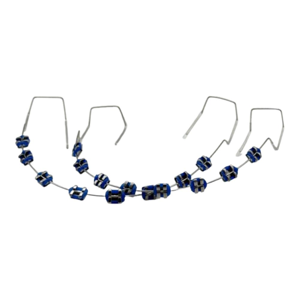 Новые Металлические Брекеты Стоматологические Накладные Брекеты с/без Коробки для Хранения Цветные Стоматологические Декоративные Брекеты Стоматологическое Модное Украшение Стоматологический Инструмент