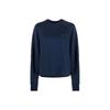 FW21 Логотип Круглый вырез Толстовка Женская Толстовка Синяя GV0339