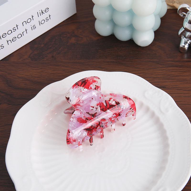 Высококачественная французская имитация ацетата заколка для волос «Маленький монстр» - Элегантная маленькая заколка-акула для женской прически