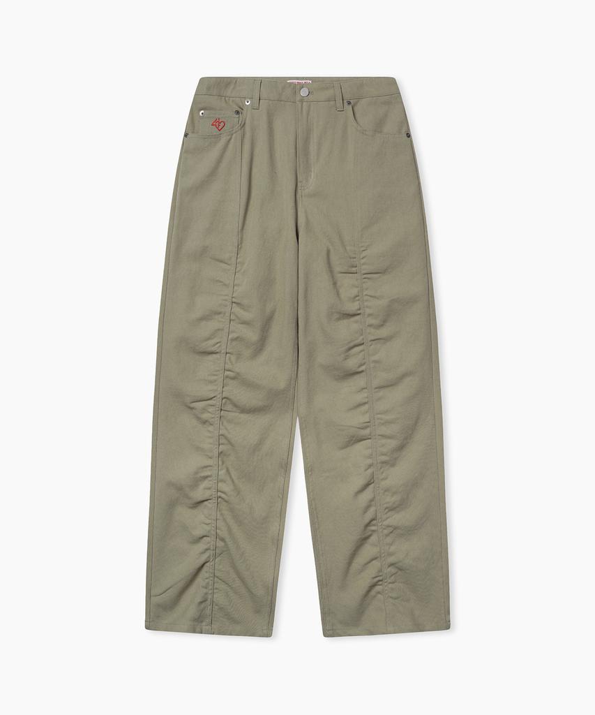 NAH MEET MY 4 Gathered Seam Pants