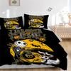 Halloween Nightmare Theme Print 3Pcs Bedding Setduvet Cover With 2 Bedropillowcase Home Birthday Gift